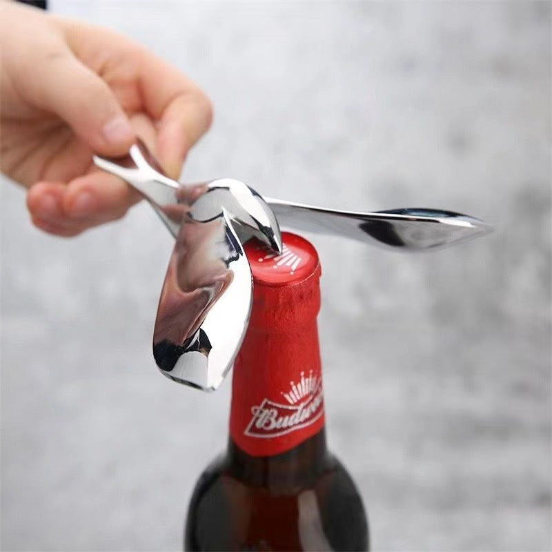 Asuka creative tumbler balance bird bottle opener